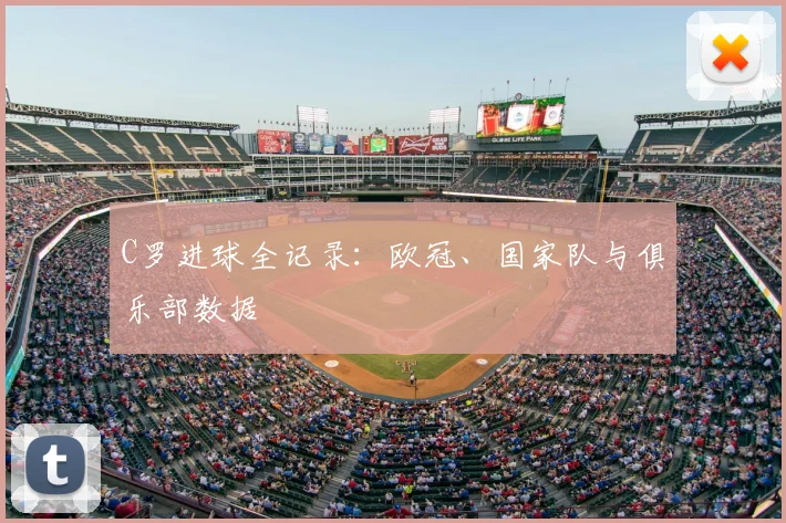 C罗进球全记录：欧冠、国家队与俱乐部数据